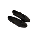 Damen Elegante Ballerinas mit dekorativen Riemchen und kunstvollem Obermaterial R&B