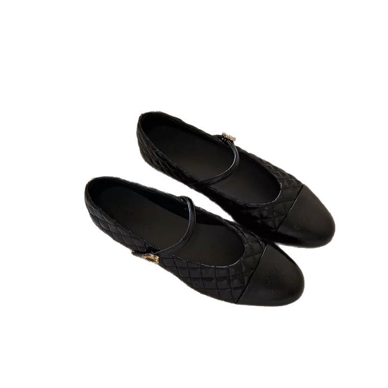 Damen Elegante Ballerinas mit dekorativen Riemchen und kunstvollem Obermaterial R&B