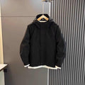 Herren technische Wetterjacke mit verstellbarer Kapuze
