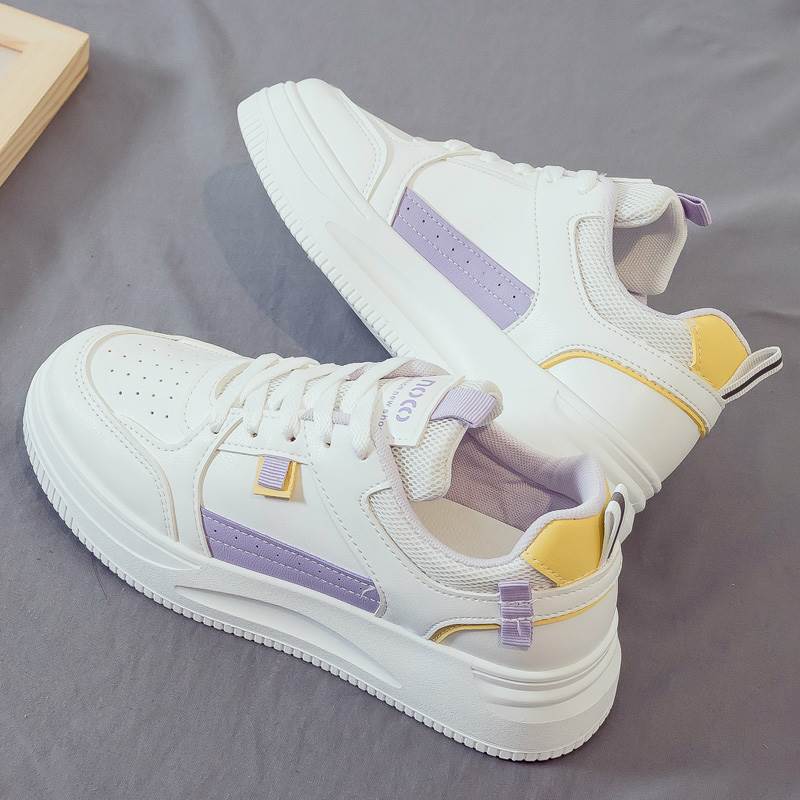 Damen Sportliche Sneaker mit modischem Design und dicker Laufsohle R&B
