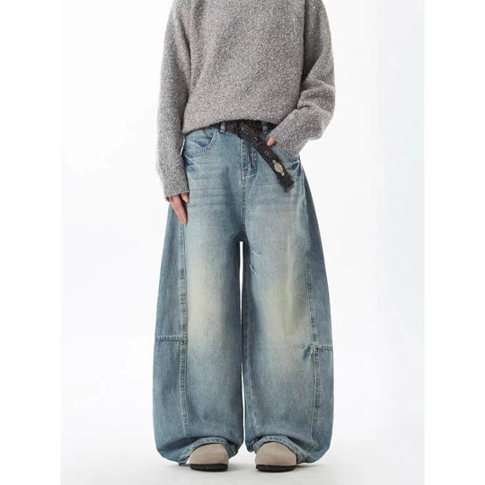 Damen Weit geschnittene Jeans im Urban-Style R&B