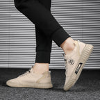 Damen modische Sneakers mit strapazierfähigem Obermaterial und rutschfester Sohle R&B