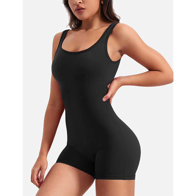 Damen Eleganter und figurbetonter Sport-Jumpsuit R&B