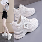 Damen modische Chunky Sneakers mit atmungsaktivem Obermaterial und dämpfendem Komfort R&B