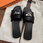Damen Komfortable Slides mit modischem Riemendesign R&B