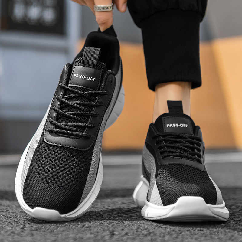 Damen Sportliche Sneakers mit atmungsaktiver Mesh-Oberfläche und stabiler Laufsohle  1773460156