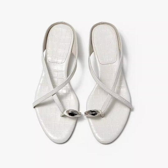 Damen Exklusive und modische Sandalen mit verziertem Riemen R&B