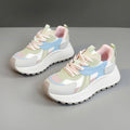 Damen Sportliche Plateau-Sneaker mit trendiger FarbgR&Bung und dämpfender Sohle R&B