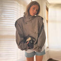 Damen Houndstooth Oversized Short-Jacke R&B