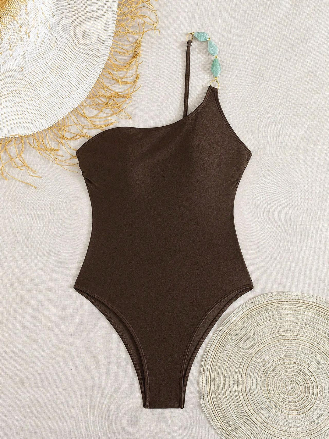 Damen Eleganter Schwimmanzug mit schmalen Trägern und figurschmeichelndem Schnitt R&B