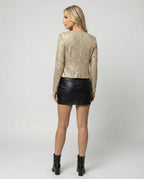Damen Strickjacke mit Glitzereffekt – R&B