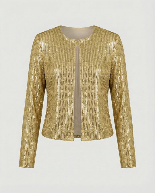 Damen Strickjacke mit Glitzereffekt – R&B