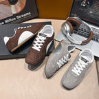 Damen sportliche Sneakers mit hochwertigem Wildleder-Obermaterial und flexibler Sohle