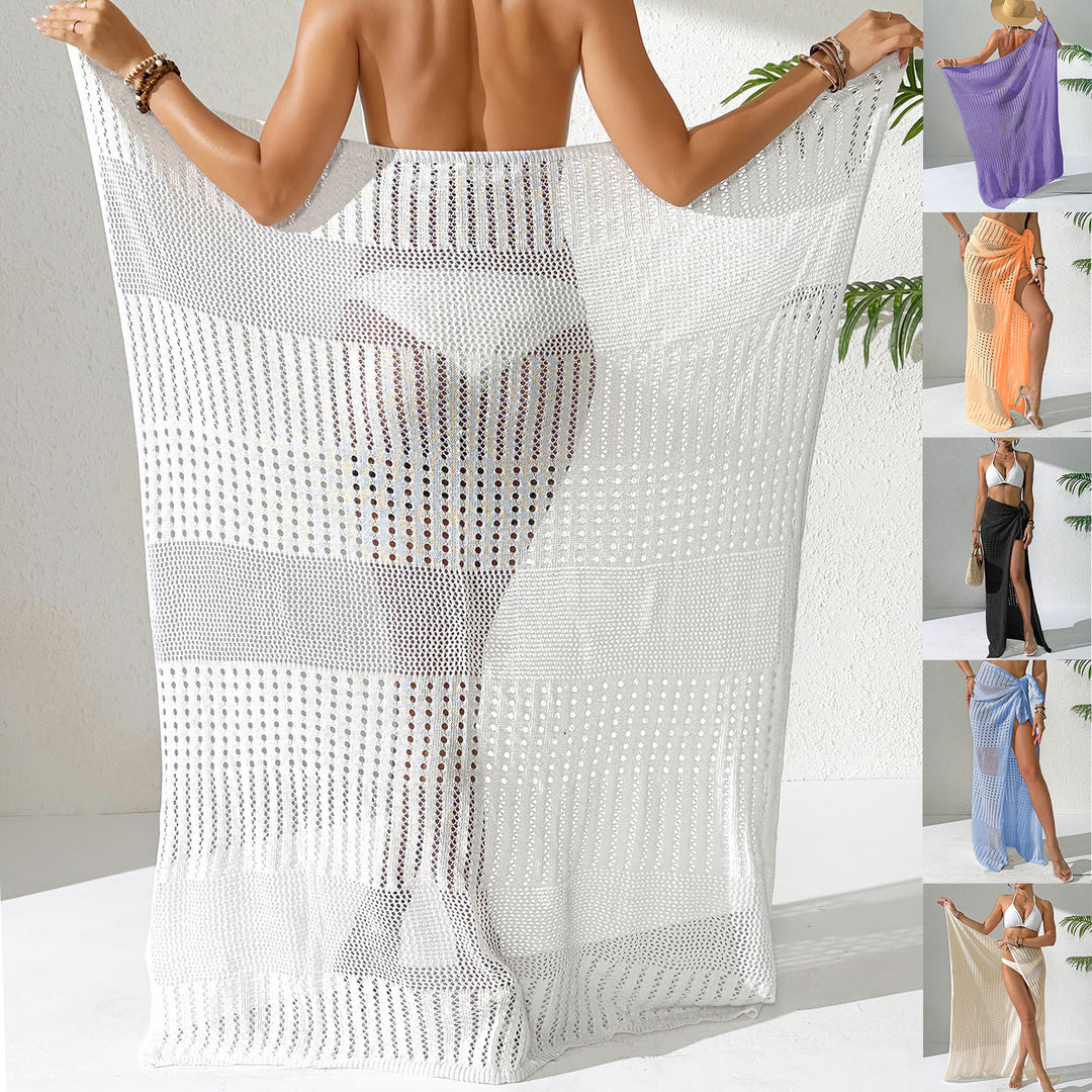 Damen luftiger Häkel-Strandsarong R&B