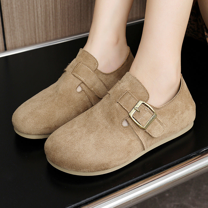 Damen Clogs mit praktischem Schnallenverschluss und rutschfester Sohle R&B
