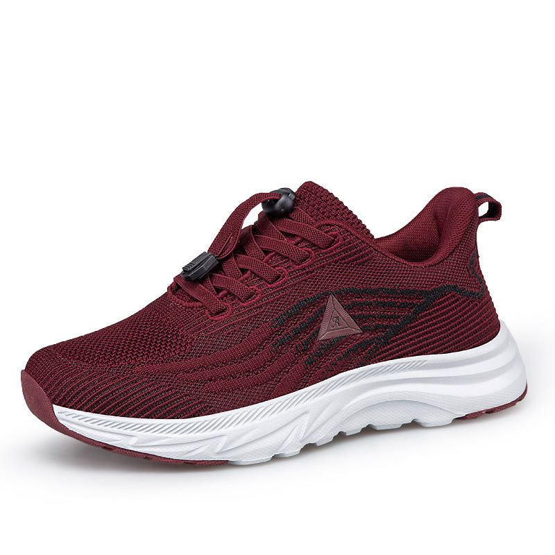 Damen Sportliche Lauf-Sneaker mit atmungsaktivem Obermaterial und elastischem Schnellschnürsystem R&B