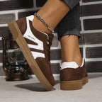 Damen Suede Sneakers im sportlich-modernen Design mit rutschfester Sohle R&B