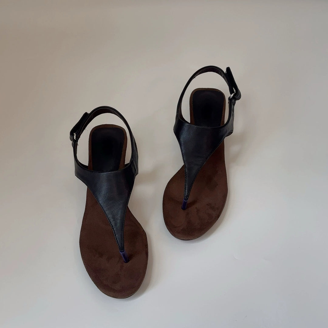 Damen Zehentrenner-Sandalen mit ergonomischem Fußbett und geschmackvollem Riemendesign R&B