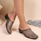 Damen Elegante und bequeme Flip-Flops mit glitzernden Akzenten R&B
