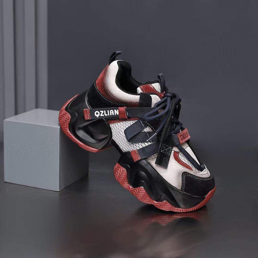 Damen Sportliche Chunky Sneakers mit atmungsaktivem Obermaterial und dämpfender Sohle R&B