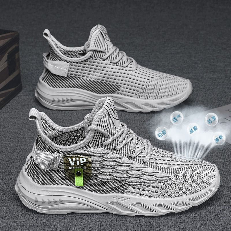 Damen Sportliche Mesh-Laufschuhe mit atmungsaktiver Oberflächenstruktur R&B