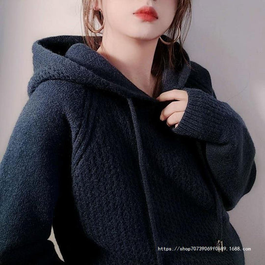 Damen Hoody mit innovativer Struktur und lässigem Schnitt R&B