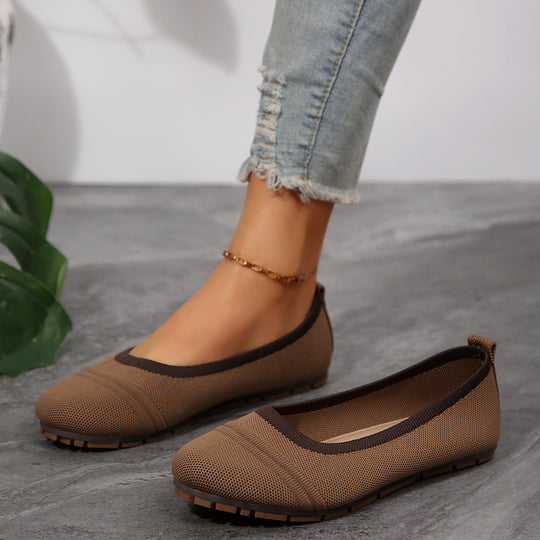 Damen Komfortable Ballerinas mit rutschfester Sohle R&B