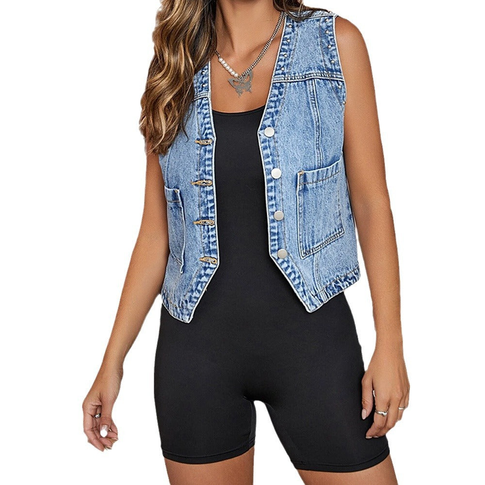 Damen Jeansweste R&B