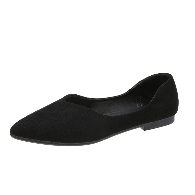 Damen elegante Ballerinas mit spitzem Design und weichem Obermaterial R&B