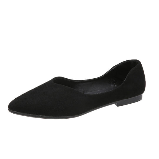 Damen elegante Ballerinas mit spitzem Design und weichem Obermaterial R&B