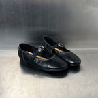 Damen elegante Slipper mit modischem Schnallenverschluss R&B