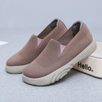 Damen Bequeme und atmungsaktive Slip-On Freizeitschuhe mit flexiblem Obermaterial R&B