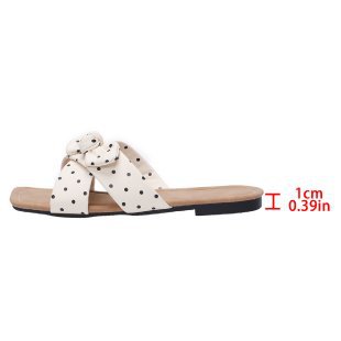 Damen modische Slippers mit Schleifen-Applikation R&B