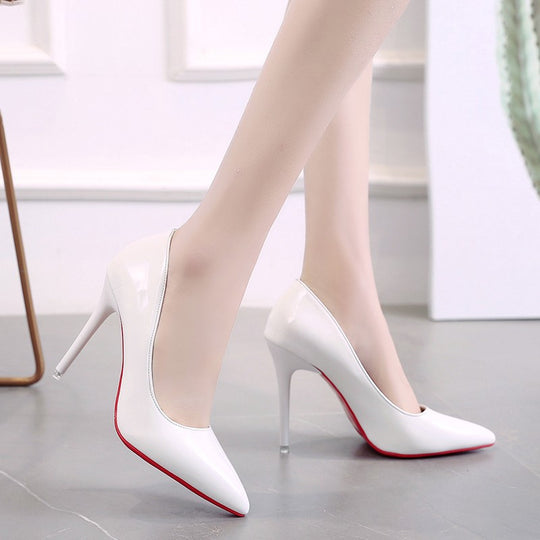 Damen elegante High Heel Pumps mit spitzem Design R&B