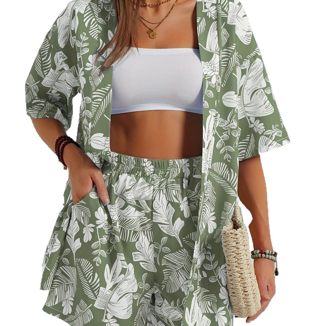 Damen Sommerliches Zweiteiliges Set R&B