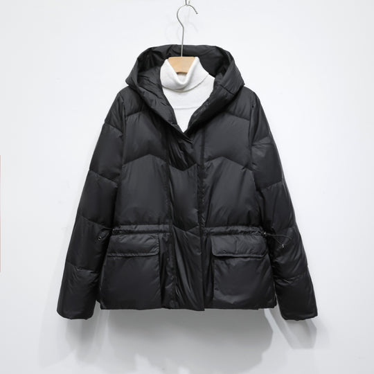 Damen Wintersteppjacke mit stylishen Taschen und Kapuze R&B