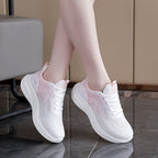 Damen Luxus Lauf-Sneakers mit atmungsaktiver Netzstruktur und bequemer Dämpfung R&B