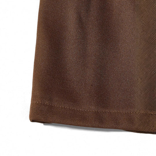 Damen Bleistiftshorts mit Gürtel und eleganten Falten R&B