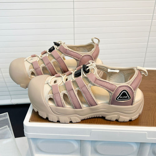 Damen Sportliche Outdoor-Sandalen mit atmungsaktiver Mesh-Oberfläche und rutschfester Sohle R&B