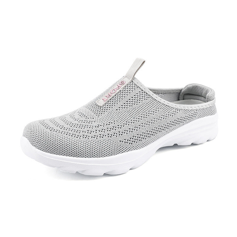 Damen Bequeme Slip-On Freizeitschuhe aus atmungsaktivem Mesh
