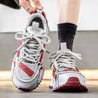 Damen Sportliche Sneakers mit atmungsaktiver Mesh-Oberfläche und federleichter Sohle R&B