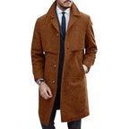 Herren eleganter Wollmantel R&B