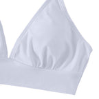 Damen Triangel-Bikinioberteil mit Rüschendetails R&B