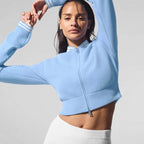 Damen sportliches Sweatkleid mit modischem Kurzpullover