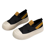 Damen Bequeme Slip-On Sneakers mit elastischem Obermaterial und modischer Gummi-Sohle R&B