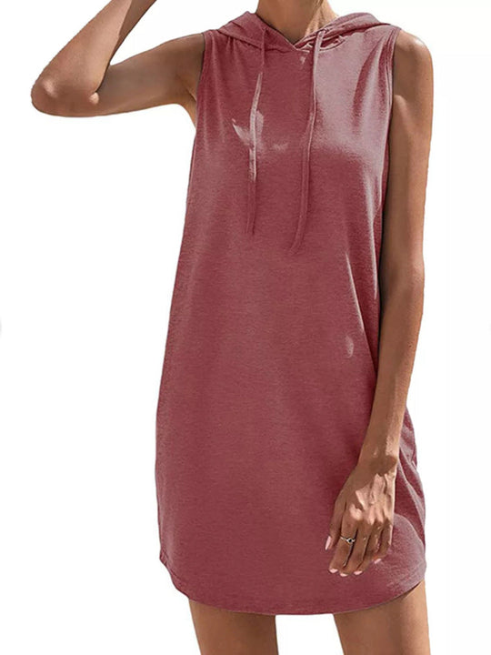Damen Kapuzenkleid Aus Atmungsaktivem Jersey-Material R&B