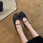 Damen Ballerinas mit elastischem Riemen für optimalen Halt R&B
