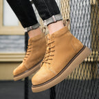 Damen Schnürboots aus hochwertigem Wildleder mit rutschfester Sohle