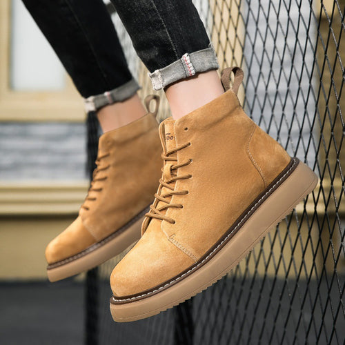Damen Schnürboots aus hochwertigem Wildleder mit rutschfester Sohle R&B
