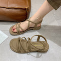 Damen Sandalen mit innovativem Riemendesign und bequemem Fußbett EB